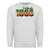 Dove Grey celebrate juneteenth1865 Premium Sweatshirt - BarkalooDesign