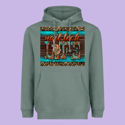 Nail Tech Life Heavyweight Hoodie Designed By Barkaloodesign