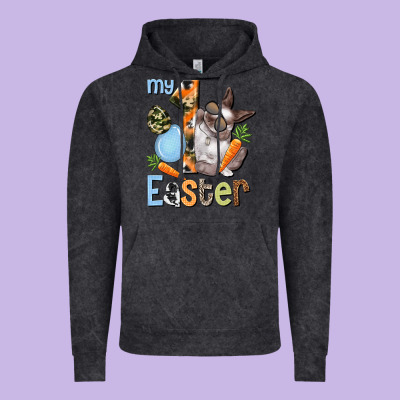 My First Easter Boy Easter Day Vintage Hoodie Designed By Howdyjamesfarm
