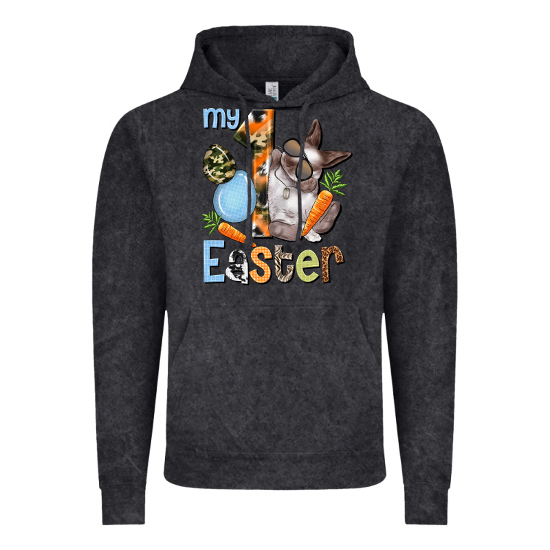 My First Easter Boy Easter Day Vintage Hoodie by HowdyJamesFarm | Teevron