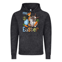 Vintage Black My first Easter Boy Easter Day Vintage Hoodie - HowdyJamesFarm