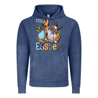 Vintage Denim My first Easter Boy Easter Day Vintage Hoodie - HowdyJamesFarm