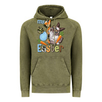 Vintage Olive My first Easter Boy Easter Day Vintage Hoodie - HowdyJamesFarm