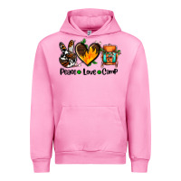 Fuchsia Pink peace love camp ado Urban Hoodie - AdoDesignShop