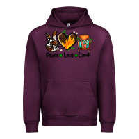 Mauve Wine peace love camp ado Urban Hoodie - AdoDesignShop