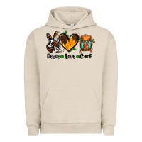 Pigment French Oak peace love camp ado Urban Hoodie - AdoDesignShop