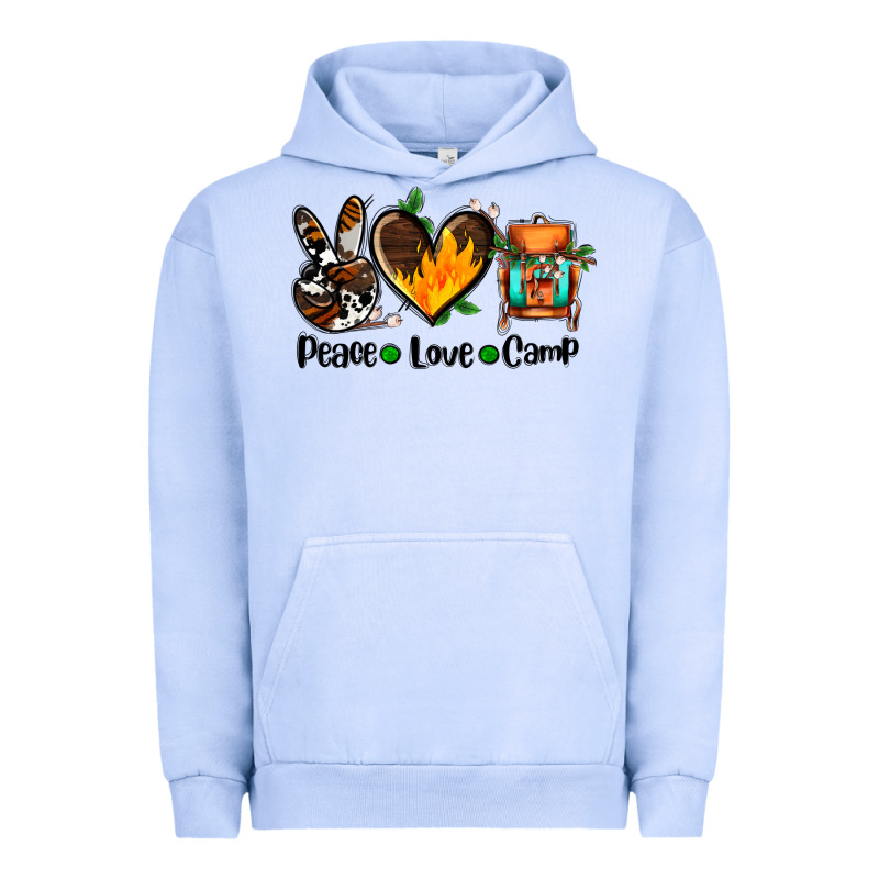 Peace Love Camp Ado Urban Hoodie by AdoDesignShop | Teevron