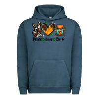 Pigment Midnight Navy peace love camp ado Urban Hoodie - AdoDesignShop
