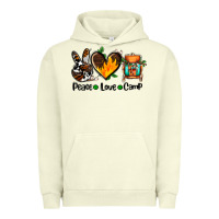Pigment Pistachio peace love camp ado Urban Hoodie - AdoDesignShop