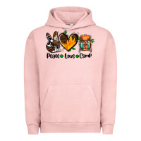 Pigment Salmon peace love camp ado Urban Hoodie - AdoDesignShop