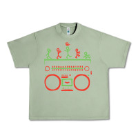Oil Green Check Tribe Called Quest Urban Heavy Tee - trangStudio
