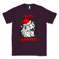 Plum Merry Christmas Cat Classic Tee - SublimationCraftShop