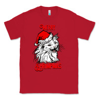Red Merry Christmas Cat Classic Tee - SublimationCraftShop
