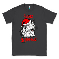 Smoke Merry Christmas Cat Classic Tee - SublimationCraftShop
