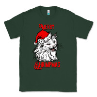 Sports Green Merry Christmas Cat Classic Tee - SublimationCraftShop