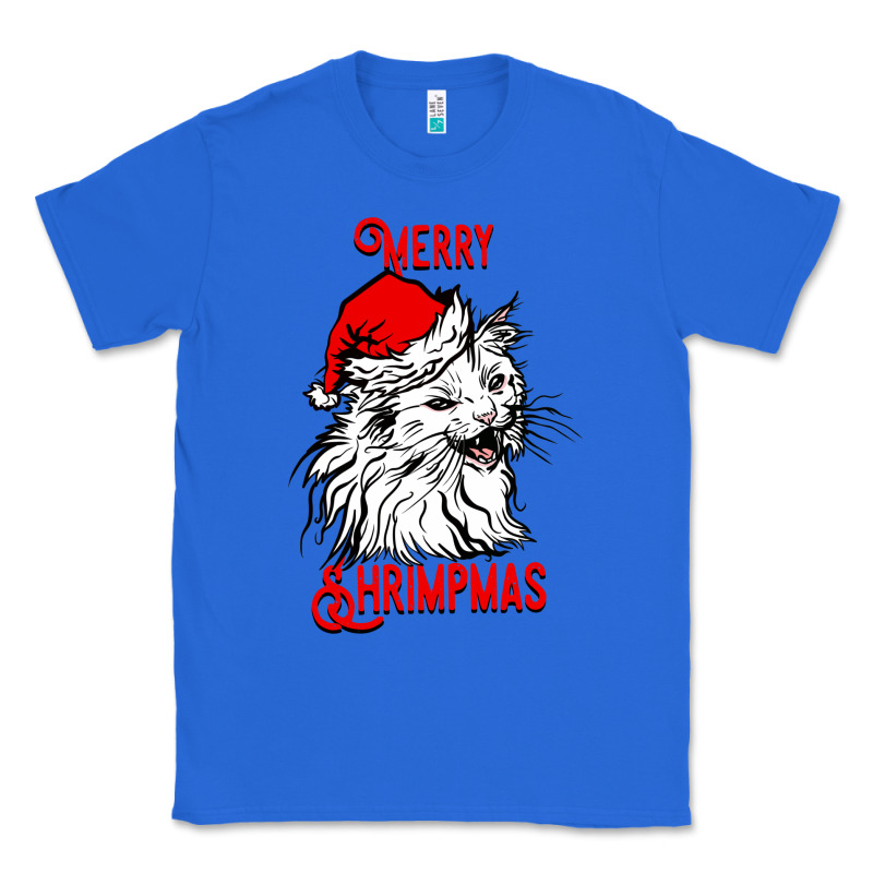 Merry Christmas Cat Classic Tee by SublimationCraftShop | Teevron