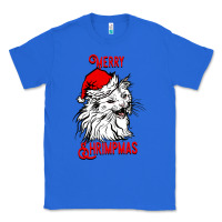 True Royal Merry Christmas Cat Classic Tee - SublimationCraftShop