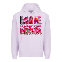 Lilac Love is Being Called Mama Premium Hoodie - CowhideDigitalArt