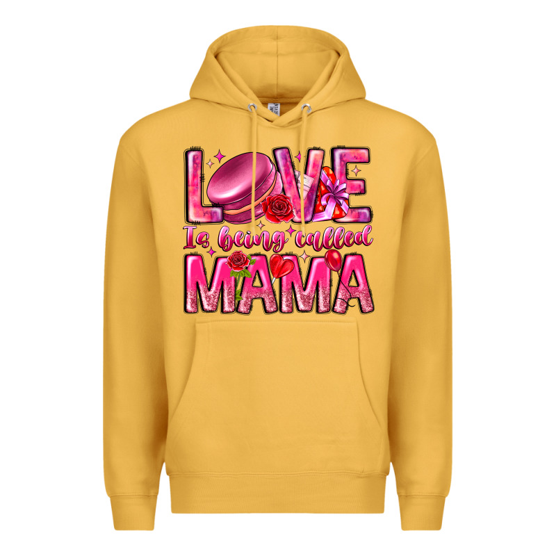 Love Is Being Called Mama Premium Hoodie by CowhideDigitalArt | Teevron