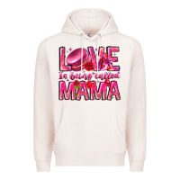 Pale Pink Love is Being Called Mama Premium Hoodie - CowhideDigitalArt