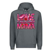 Rock Love is Being Called Mama Premium Hoodie - CowhideDigitalArt
