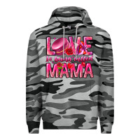 Slate Camo Love is Being Called Mama Premium Hoodie - CowhideDigitalArt