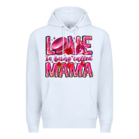 White Love is Being Called Mama Premium Hoodie - CowhideDigitalArt