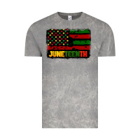 Cloud Rock juneteenth american flag Vintage Tee - CowGirlArtShop