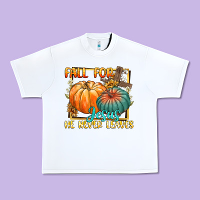 Fall For Jesus He Never Fails Urban Heavy Tee Designed By Cowgirlartshop