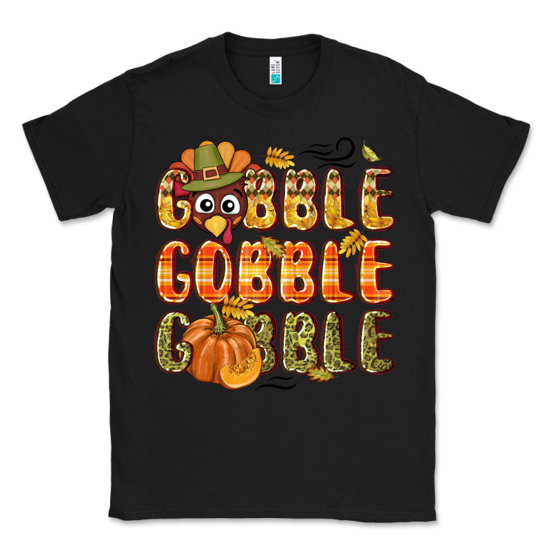 Gobble Gobble Turkey Thanksgiving Classic Tee by NancyCooperArtShop | Teevron