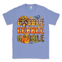 Colony Blue Gobble gobble turkey Thanksgiving Classic Tee - NancyCooperArtShop