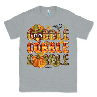 Heather Grey Gobble gobble turkey Thanksgiving Classic Tee - NancyCooperArtShop