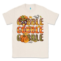 Natural Gobble gobble turkey Thanksgiving Classic Tee - NancyCooperArtShop