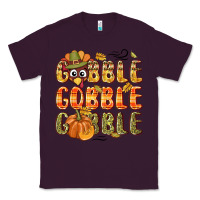 Plum Gobble gobble turkey Thanksgiving Classic Tee - NancyCooperArtShop