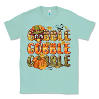 Seafoam Gobble gobble turkey Thanksgiving Classic Tee - NancyCooperArtShop