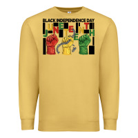 Antique Gold black independence day juneteenth Premium Sweatshirt - BarkalooDesign