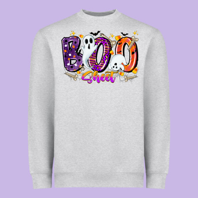 Boo Sheet Heavyweight Sweatshirt Designed By Cowhidedigitalart