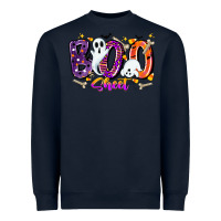 Navy boo sheet Heavyweight Sweatshirt - CowhideDigitalArt
