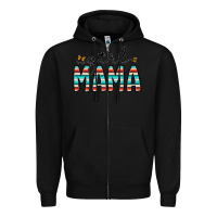 Black girl mama Zipper Hoodie - CowhideDigitalArt