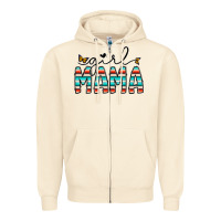 Sandshell girl mama Zipper Hoodie - CowhideDigitalArt