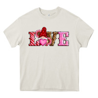 Cream valentines day gnomes love Heavy Core Tee - RanaPortraitStore