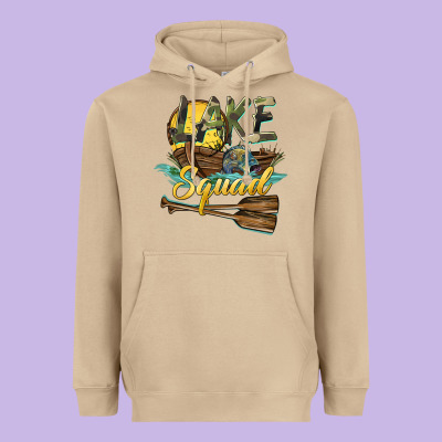 Lake Squad Heavyweight Hoodie Designed By Barkaloodesign
