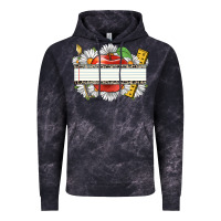Cloud Black floral teacher custom name Vintage Hoodie - CowGirlArtShop