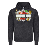 Vintage Black floral teacher custom name Vintage Hoodie - CowGirlArtShop