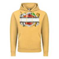 Vintage Mustard floral teacher custom name Vintage Hoodie - CowGirlArtShop