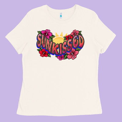 Sunkissed Ladies Tee Designed By Nancycooperartshop