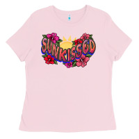 Bubblegum Pink sunkissed Ladies Tee - NancyCooperArtShop