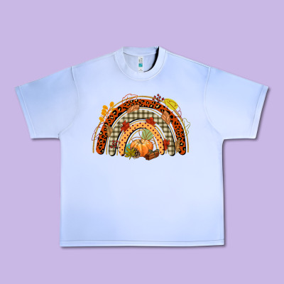 Fall Rainbow Urban Heavy Tee Designed By Cowgirlartshop
