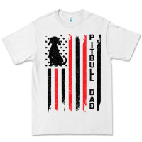 White Pitbull Dad Premium Tee - Bettercallsaul