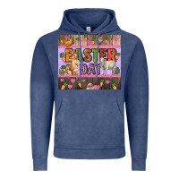 Vintage Denim Easter day farm animals tumbler Vintage Hoodie - HowdyJamesFarm